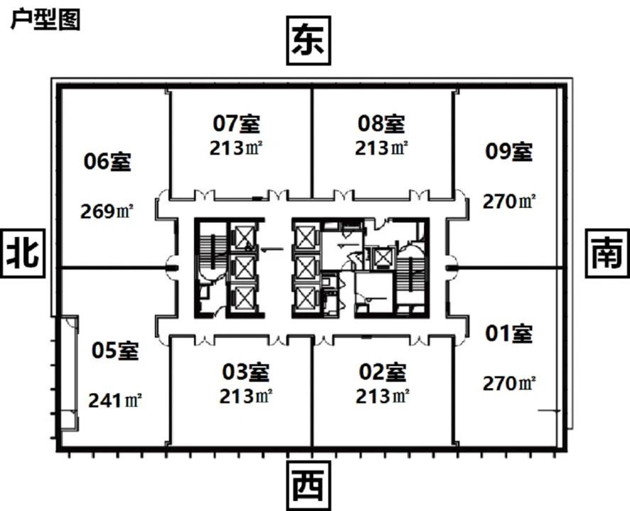 城市峰汇房型图